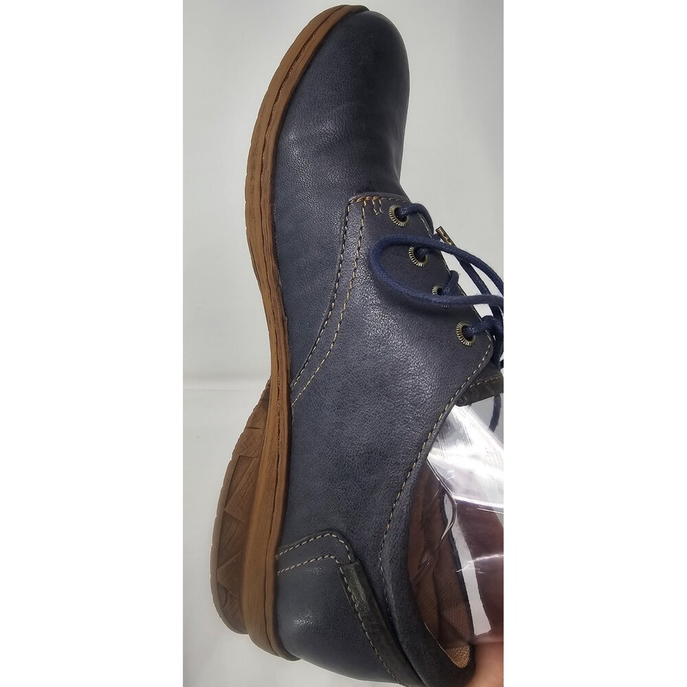 Comfortiva Fielding Oxford Navy Smooth Leather Women's Size 10W - Picture 6 of 11